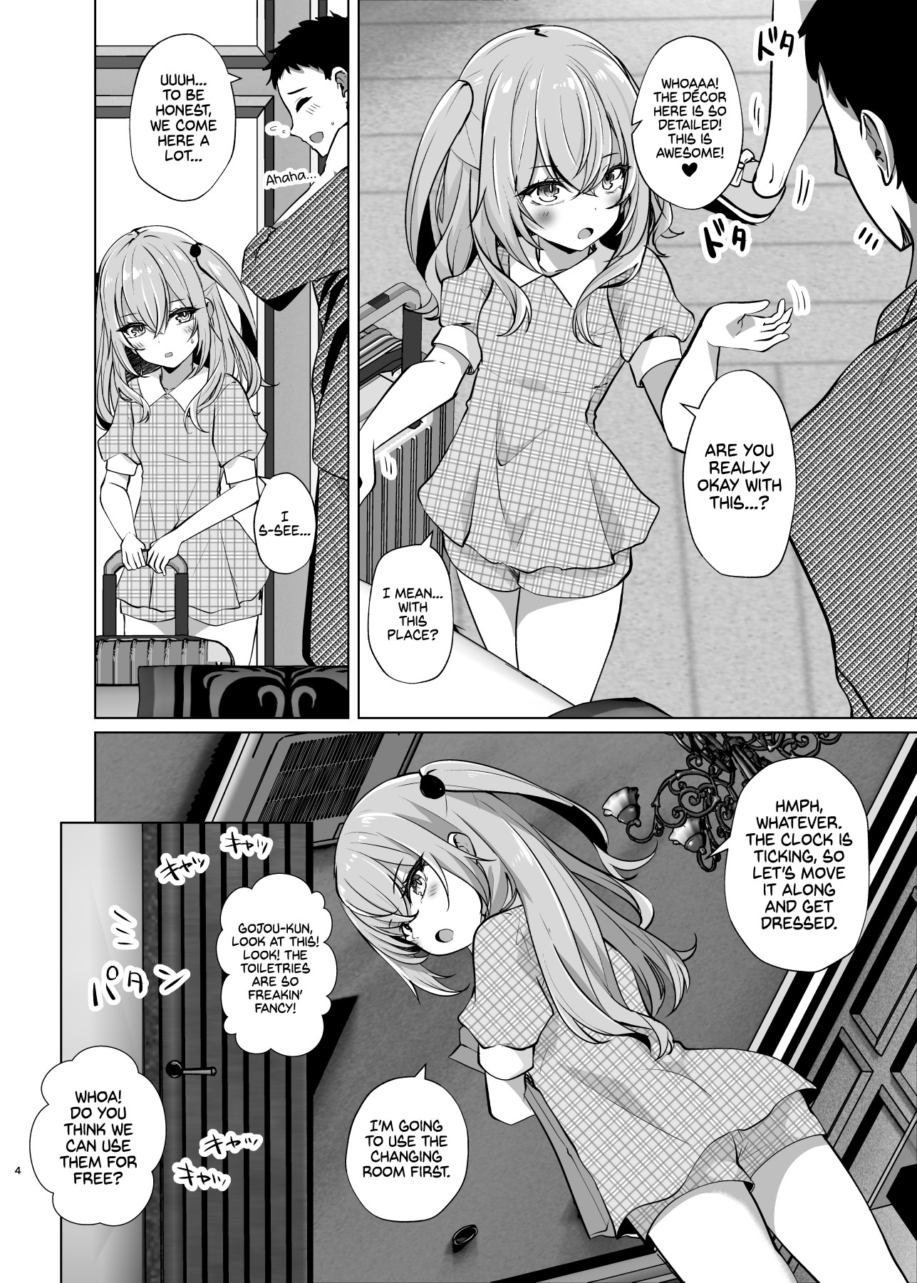 Hentai Manga Comic-Fucking Two Cosplayers For Free at a Love Hotel-Read-4